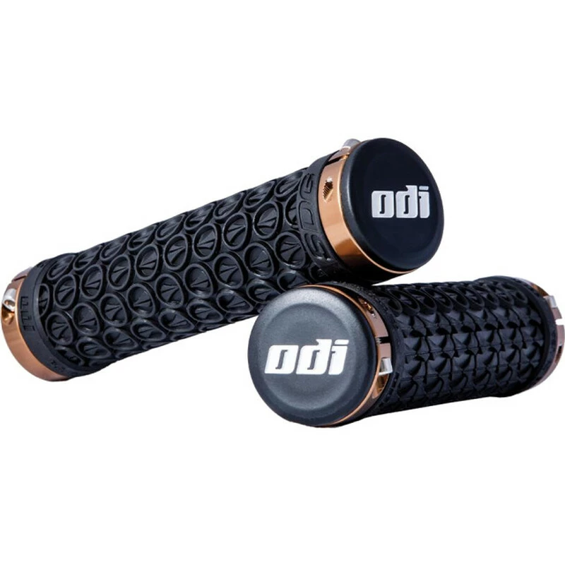SDG Lenkergriffe Odi Hansolo Lock-On Grips Black/Gold, Inkl. Black Ano Lock Ring & Snap Cap End Plugs 1 SDG Lenkergriffe Odi Hansolo Lock-On Grips Black/Gold, Inkl. Black Ano Lock Ring & Snap Cap End Plugs