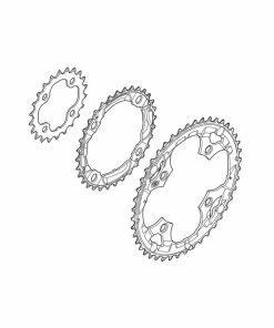 Shimano Deore 11 Kettenblatt 22 Zähne, Y-1J8 22000 FCM532/590 Silber