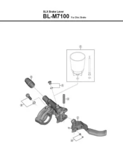 Shimano Hebel BL-M7100 Rechts -Fahrrad Verkaufsgeschäft shimano hebel bl m7100 rechts3