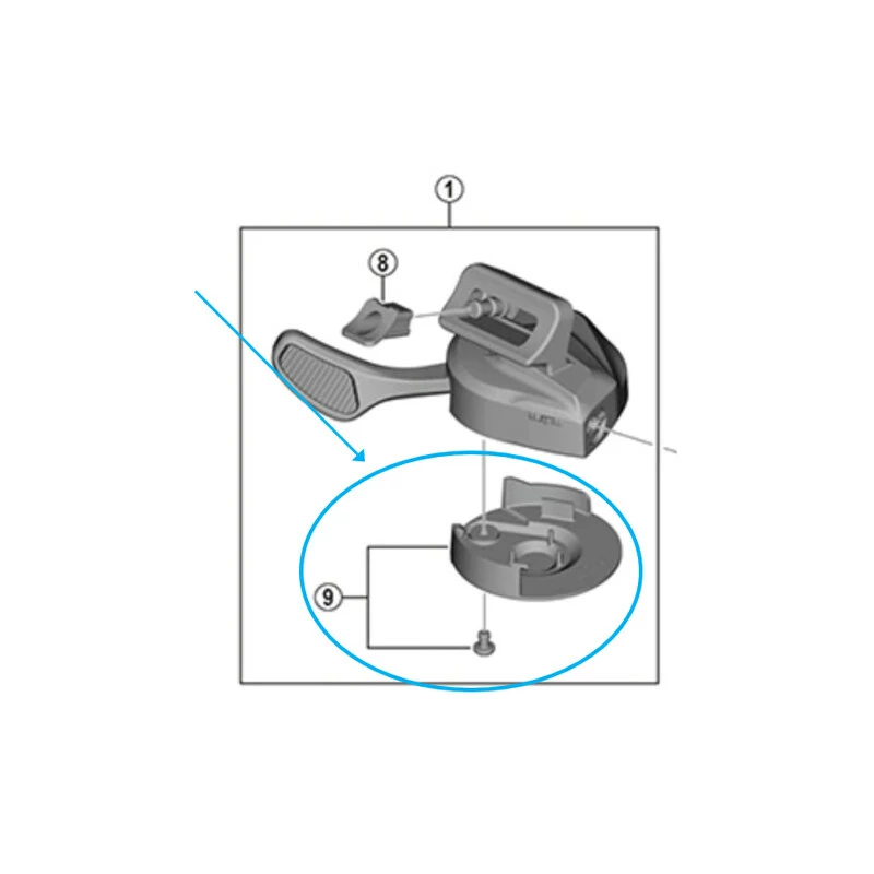 Shimano Hebelschraube Und Kappe SL-M8100 2 Shimano Hebelschraube Und Kappe SL-M8100 – Bild 2