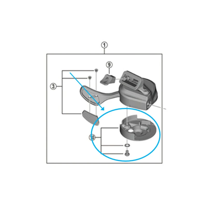 Shimano Hebelschraube Und Kappe SL-M9100 1 Shimano Hebelschraube Und Kappe SL-M9100
