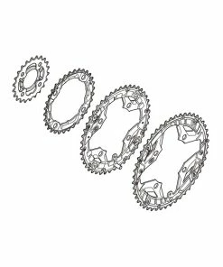 Shimano Kettenblatt Acera FC-M391 22 Z&auml;hne Schwarz Mit Kettenschutz