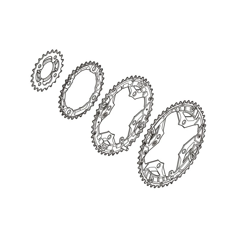 Shimano Kettenblatt Acera FC-M391 22 Zähne Schwarz Mit Kettenschutz 1 Shimano Kettenblatt Acera FC-M391 22 Zähne Schwarz Mit Kettenschutz