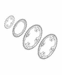 Shimano Kettenblatt Deore FC-M530 44 Z&auml;hne Schwarz