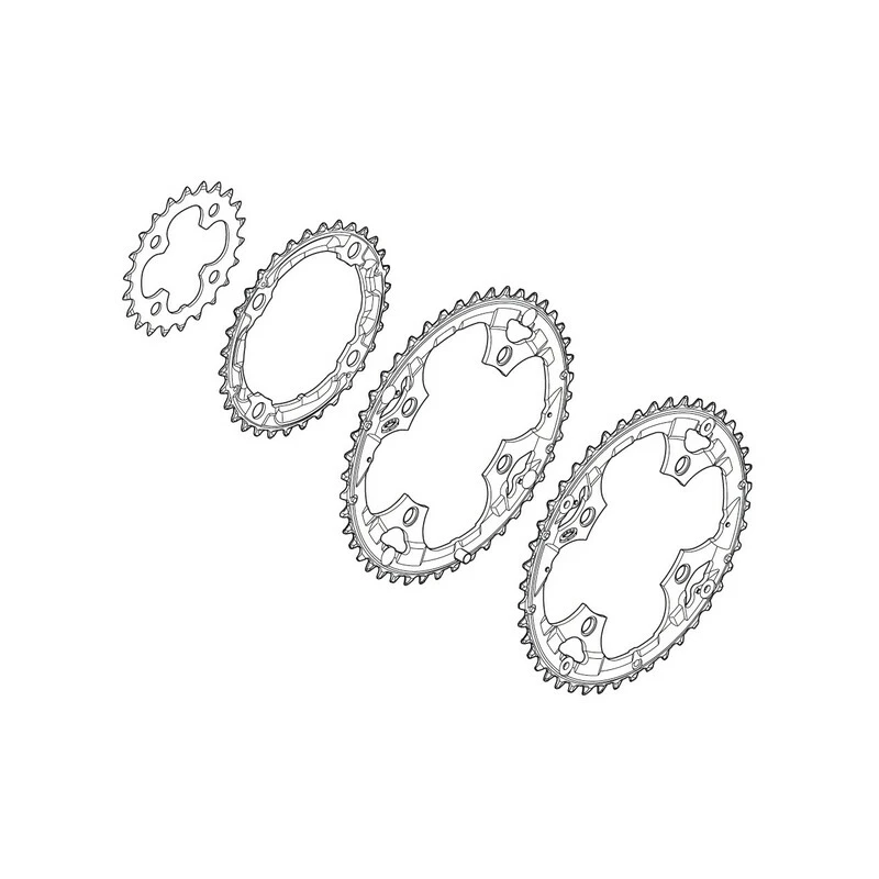 Shimano Kettenblatt Deore FC-M530 44 Zähne Schwarz 1 Shimano Kettenblatt Deore FC-M530 44 Zähne Schwarz