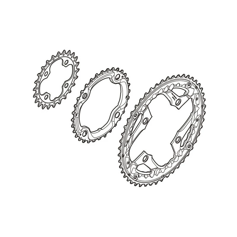 Shimano Kettenblatt Deore LX FC-T551 48 Zähne AL 1 Shimano Kettenblatt Deore LX FC-T551 48 Zähne AL