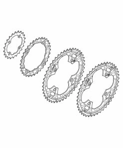 Shimano Kettenblatt FC-M480 44 Z&auml;hne Schwarz