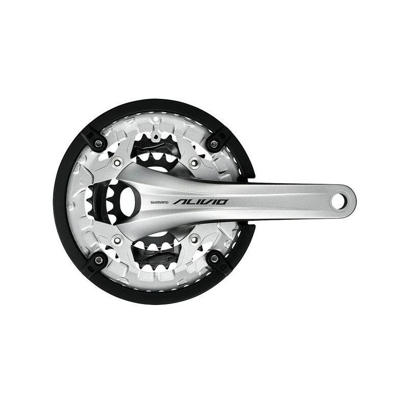 Shimano Kettenradgarnitur Alivio FC-T4060 HTII 175mm 44x32x22 Silber Box 2 Shimano Kettenradgarnitur Alivio FC-T4060 HTII 175mm 44x32x22 Silber Box – Bild 2