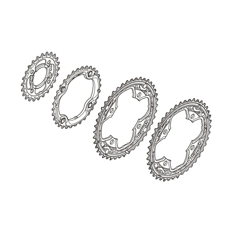 Shimano MTB/Trekking Kettenblatt 36 Zähne, Y-1NL 98020 FC-T521 Schwarz 1 Shimano MTB/Trekking Kettenblatt 36 Zähne, Y-1NL 98020 FC-T521 Schwarz