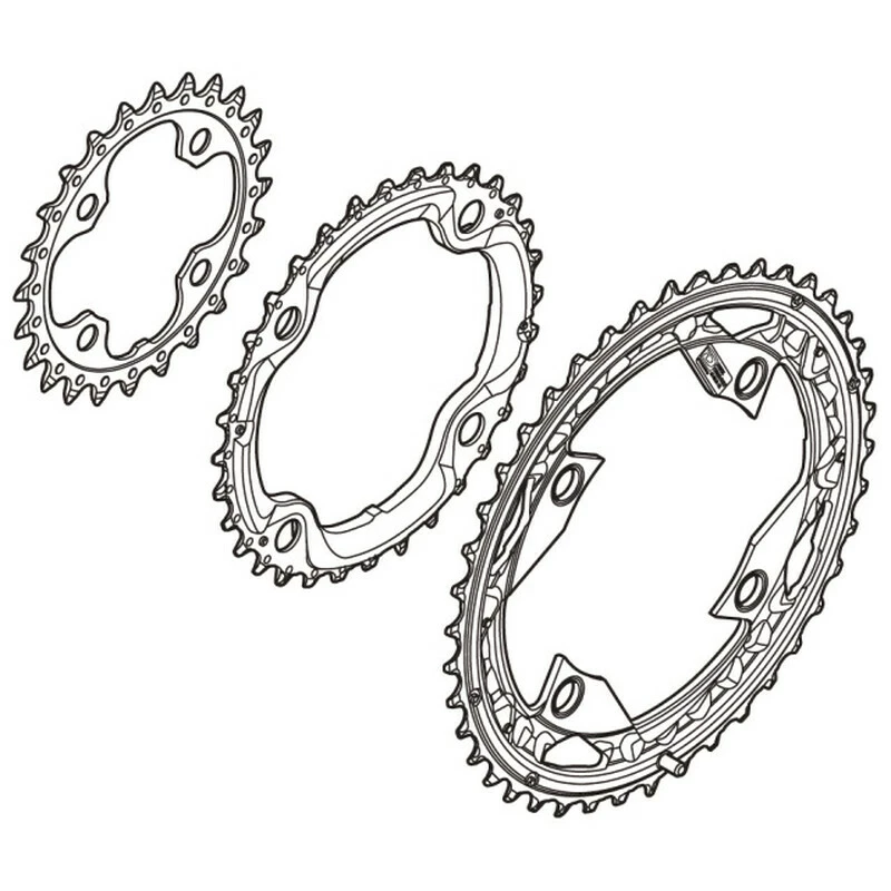 Shimano SLX 16 Kettenblatt 42 Zähne, Y-1N9 98060 FC-M670 1 Shimano SLX 16 Kettenblatt 42 Zähne, Y-1N9 98060 FC-M670