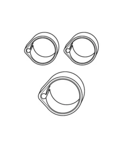 Shimano SW-E6000 Befestigungs- Gummib&auml;nder STEPS