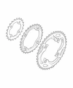 Shimano XT 15 Kettenblatt 30 Zähne, Y-1NV 98010, FC-M782 Schwarz