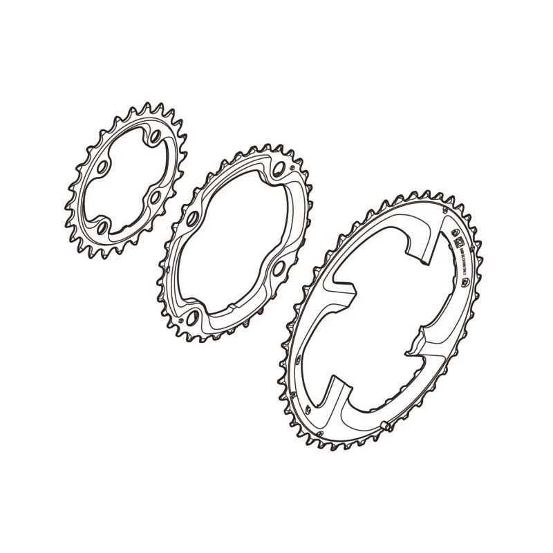 Shimano XTR 14 Kettenblatt 24 Zähne, Y-1LR 24000 FC-M980 2 Shimano XTR 14 Kettenblatt 24 Zähne, Y-1LR 24000 FC-M980 – Bild 2