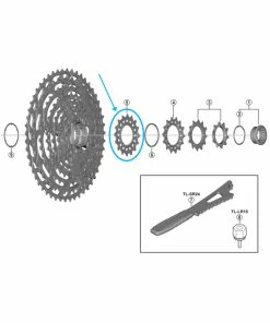 Shimano Zahnkranz CS-M9100-12 16 Z&auml;hne