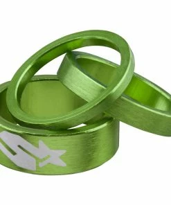 Spank Spacer Kits 1 1/8&quot;, 3/6/12mm, Emerald