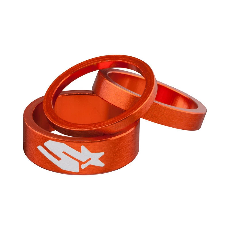 Spank Spacer Kits 1 1/8", 3/6/12mm, Orange 2 Spank Spacer Kits 1 1/8", 3/6/12mm, Orange – Bild 2