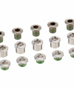 TRUVATIV Sram Chainring Bolt KIT 5X3 M8.5X7/M8.5X5/M8 SteelQTY 5 Silver