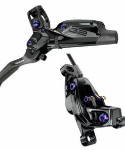 SRAM G2 Ultimate, Gloss Black Front 950mm Carbon Lever, Rainbow Hardware, A2