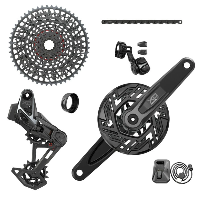 Sram Groupset X0 T-Type Eagle Bosch Transmission AXS Black 160mm 1 Sram Groupset X0 T-Type Eagle Bosch Transmission AXS Black 160mm