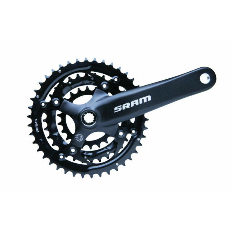 SRAM Kurbel S600 3.0 175mm 42-32-22Z Für Vierkant Alu Schwarz 1 SRAM Kurbel S600 3.0 175mm 42-32-22Z Für Vierkant Alu Schwarz