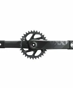 SRAM XX1 EAGLE 20 DUB Kurbelgarnitur Carbon 175mm, Boost 148, 34Z, DUB, Ohne Tretlager, Schwarz-grau