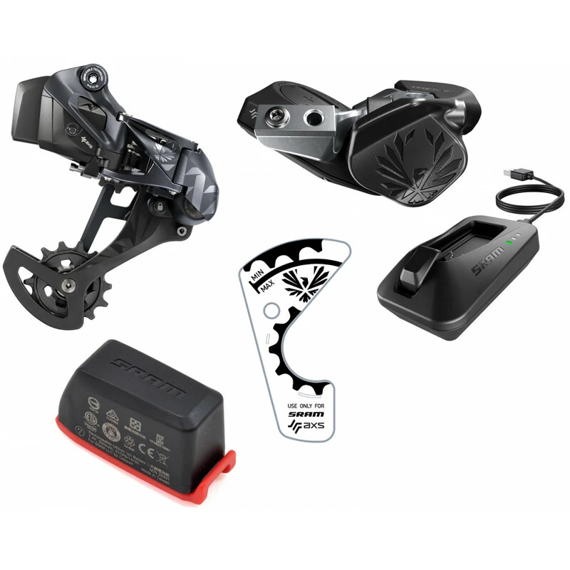 SRAM XX1 EAGLE 21 AXS Upgrade Kit, 12-fach, Schwarz-grau 1 SRAM XX1 EAGLE 21 AXS Upgrade Kit, 12-fach, Schwarz-grau