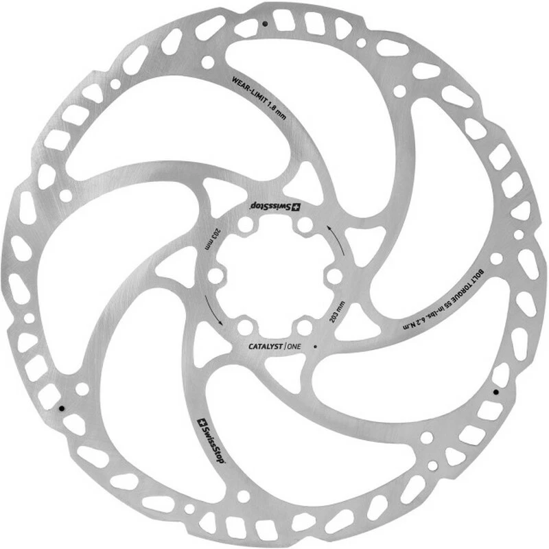 SwissStop Catalyst One DISC Scheibe 203mm, 6-Loch, 1.95mm 1 SwissStop Catalyst One DISC Scheibe 203mm, 6-Loch, 1.95mm